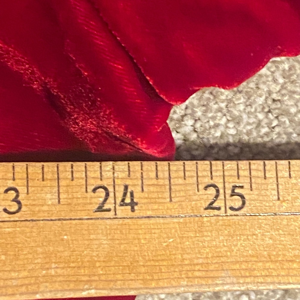 Lauren Ralph Lauren Rayon Silk Shirt Womens Large Red Silk Blend Crest - Picture 9 of 10
